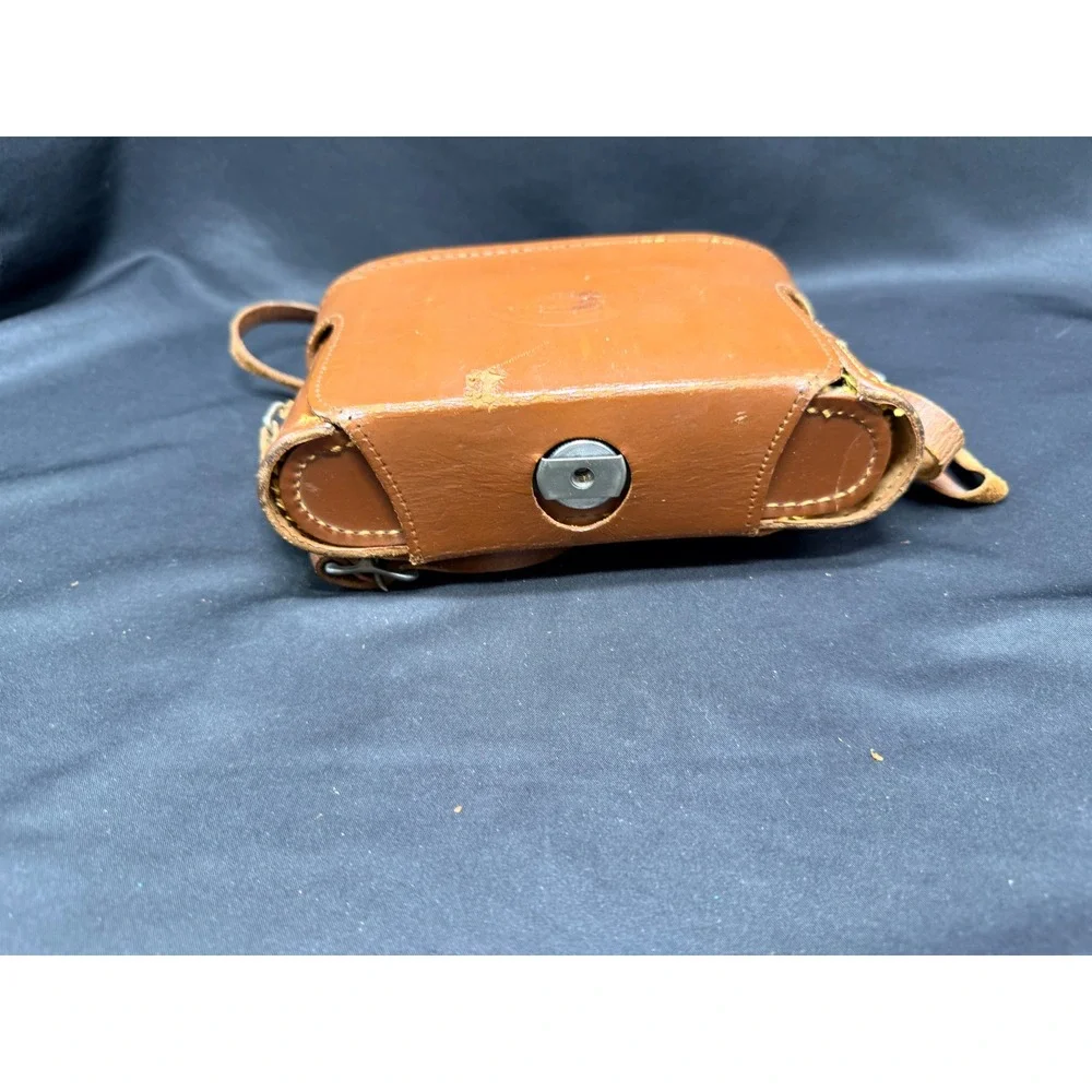 Vintage Kodak Tourist II Folding Camera 100mm f/8.8 Anaston Lens Leather Case